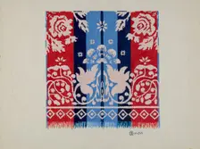 Coverlet, c. 1936. Creator: Cornelius Christoffels
