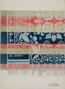 Coverlet, c. 1936. Creator: Christopher Hobbs