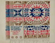 Coverlet, c. 1936. Creator: Christopher Hobbs