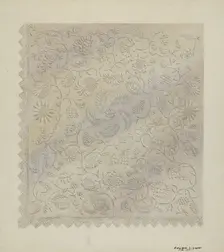 Coverlet, c. 1936. Creator: Edward L Loper