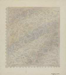 Coverlet, c. 1936. Creator: Edward L Loper