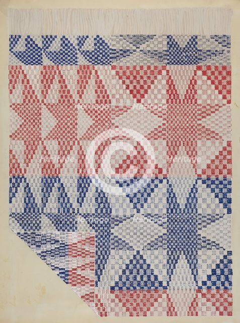 Coverlet, c. 1936. Creator: Katherine Hastings.