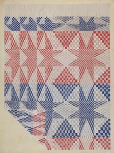 Coverlet, c. 1936. Creator: Katherine Hastings