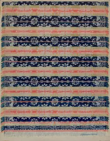 Coverlet, c. 1936. Creator: J. Howard Iams