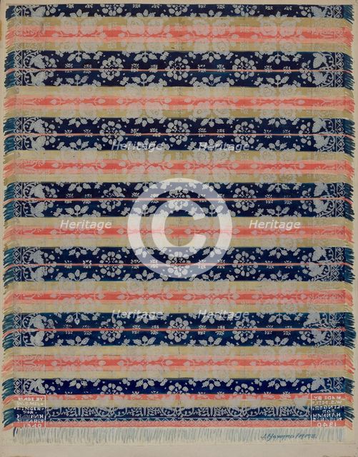 Coverlet, c. 1936. Creator: J. Howard Iams.