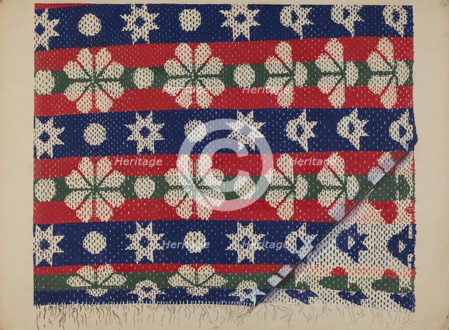 Coverlet, c. 1936. Creator: Ralph Atkinson.