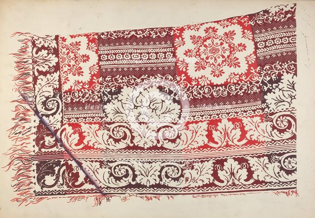 Coverlet, c. 1936. Creator: Ralph Atkinson.