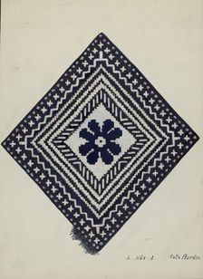 Coverlet, c. 1936. Creator: Ruth M. Barnes