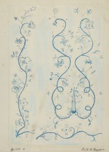 Coverlet, c. 1936. Creator: Ruth M. Barnes