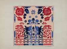 Coverlet, c. 1936. Creator: William Hoffman