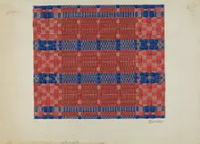 Coverlet, c. 1937. Creator: Cornelius Christoffels