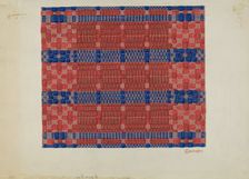 Coverlet, c. 1937. Creator: Cornelius Christoffels