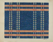 Coverlet, c. 1937. Creator: Cornelius Christoffels