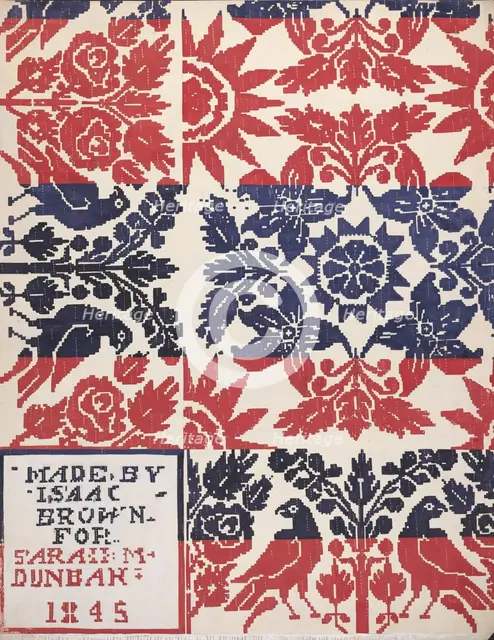 Coverlet, c. 1937. Creator: Katherine Hastings.