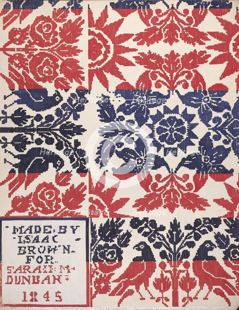 Coverlet, c. 1937. Creator: Katherine Hastings.