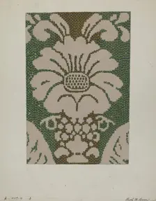 Coverlet, c. 1937. Creator: Ruth M. Barnes