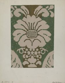 Coverlet, c. 1937. Creator: Ruth M. Barnes