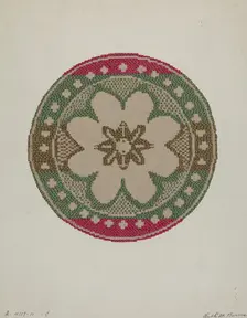 Coverlet, c. 1937. Creator: Ruth M. Barnes