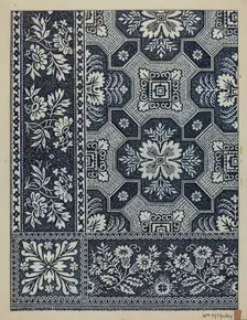 Coverlet, c. 1937. Creator: William McAuley