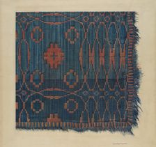 Coverlet, c. 1938. Creator: Charles Goodwin