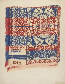 Coverlet, c. 1938. Creator: Katherine Hastings