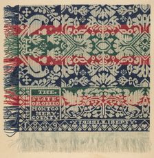 Coverlet, c. 1938. Creator: Therkel Anderson