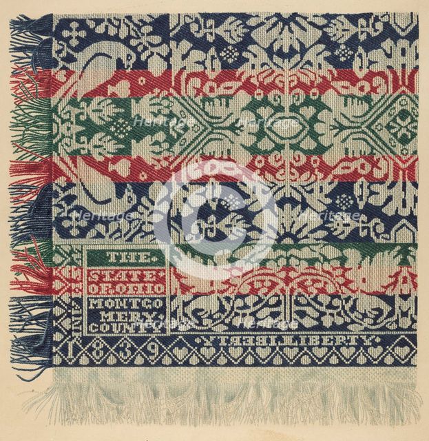 Coverlet, c. 1938. Creator: Therkel Anderson.
