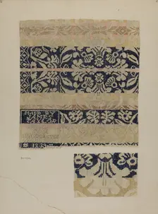 Coverlet, c. 1939. Creator: Eva Wilson