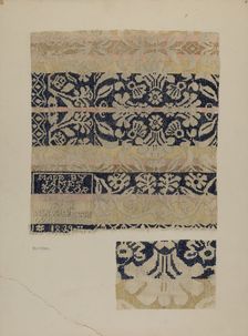 Coverlet, c. 1939. Creator: Eva Wilson