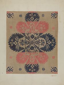 Coverlet, c. 1940. Creator: Cornelius Christoffels