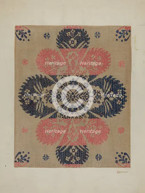 Coverlet, c. 1940. Creator: Cornelius Christoffels.