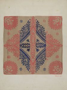 Coverlet, c. 1940. Creator: Cornelius Christoffels