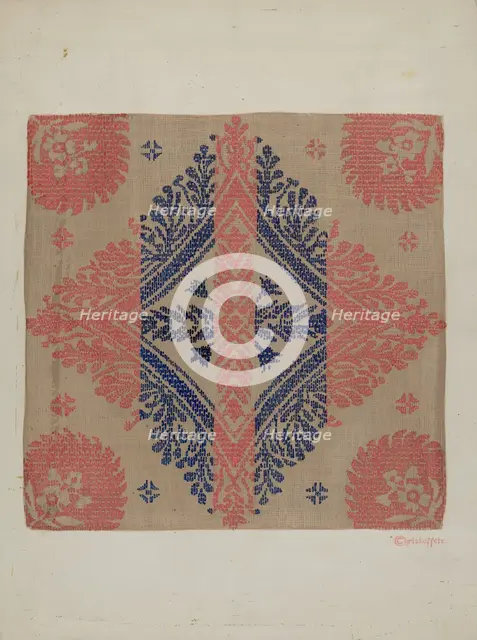 Coverlet, c. 1940. Creator: Cornelius Christoffels.
