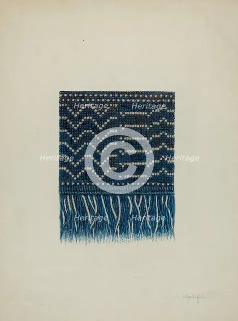Coverlet, c. 1940. Creator: Cornelius Christoffels.
