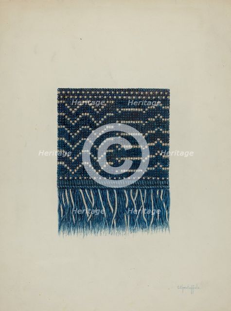 Coverlet, c. 1940. Creator: Cornelius Christoffels.