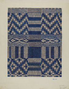 Coverlet, c. 1940. Creator: Cornelius Christoffels