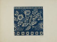 Coverlet, c. 1940. Creator: Cornelius Christoffels
