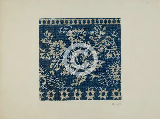 Coverlet, c. 1940. Creator: Cornelius Christoffels.