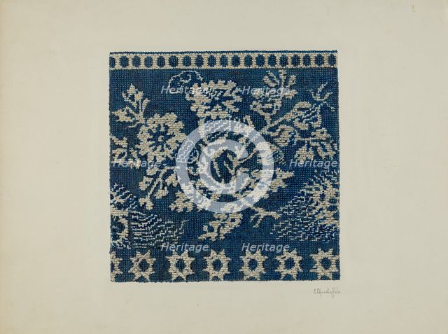 Coverlet, c. 1940. Creator: Cornelius Christoffels.