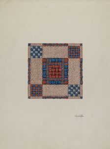 Coverlet, c. 1940. Creator: Cornelius Christoffels