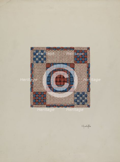 Coverlet, c. 1940. Creator: Cornelius Christoffels.