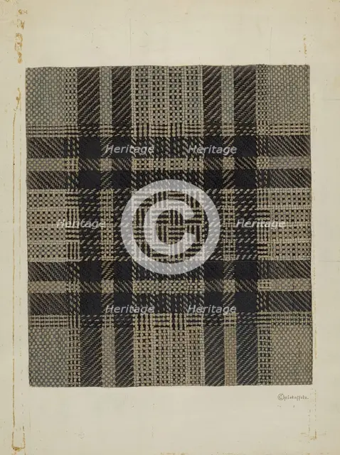 Coverlet, c. 1940. Creator: Cornelius Christoffels.