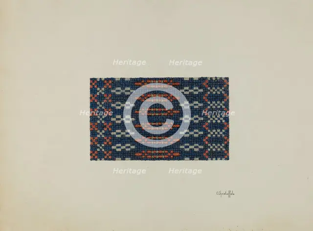 Coverlet, c. 1940. Creator: Cornelius Christoffels.