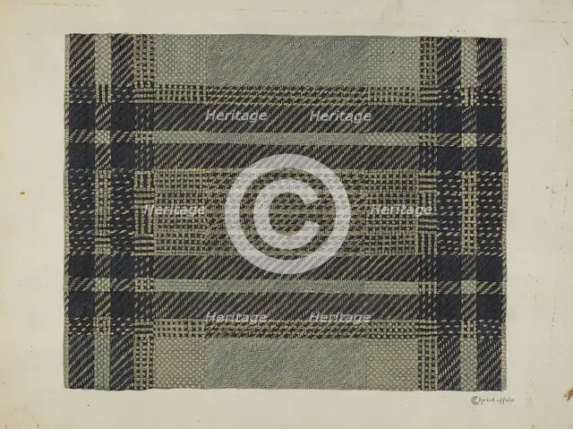 Coverlet, c. 1940. Creator: Cornelius Christoffels.