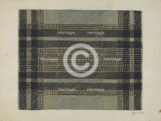 Coverlet, c. 1940. Creator: Cornelius Christoffels.