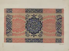 Coverlet, c. 1940. Creator: Cornelius Christoffels