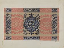 Coverlet, c. 1940. Creator: Cornelius Christoffels