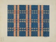 Coverlet, c. 1940. Creator: Cornelius Christoffels
