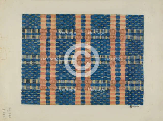 Coverlet, c. 1940. Creator: Cornelius Christoffels.