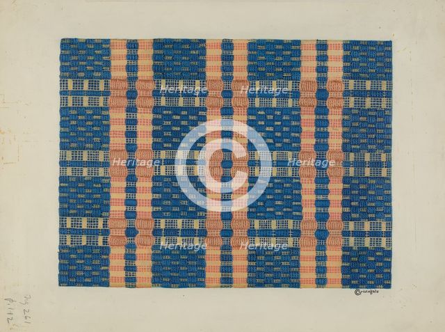 Coverlet, c. 1940. Creator: Cornelius Christoffels.